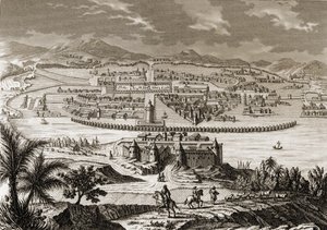 Ciudad de México en la época de la conquista española (1519-35) de Spanish School